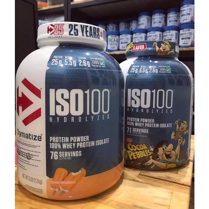 DYMATIZE ISO 100 WHEY PROTEIN HYDROLYZED ISOLATE TĂNG CƠ ĐẲNG CẤP
