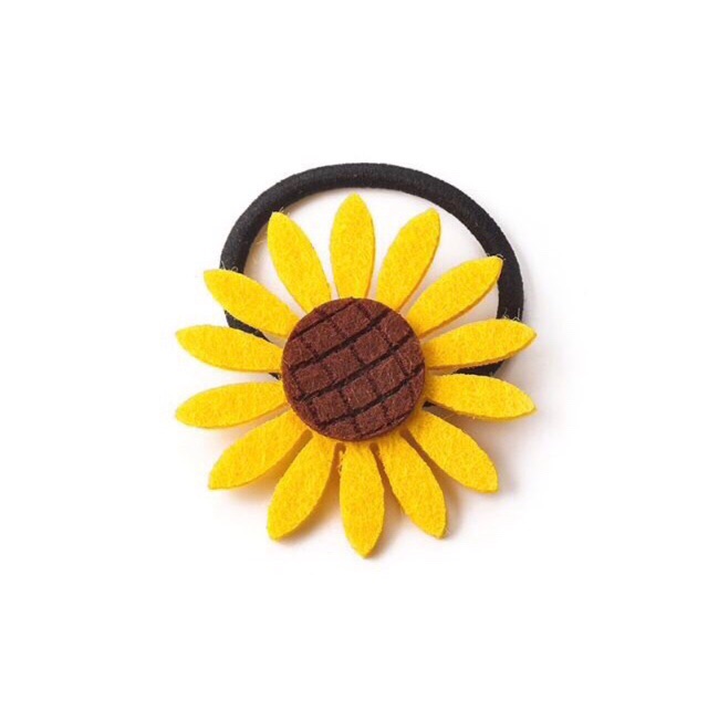 Cột tóc hoa hương dương to ( hình thật )