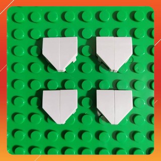 Đồ Chơi COMBO 5 Cặp Gạch Bo Góc 1x2 Cắt Góc NO.552 - Phụ Kiện MOC Tương Thích 29119 và 29120
