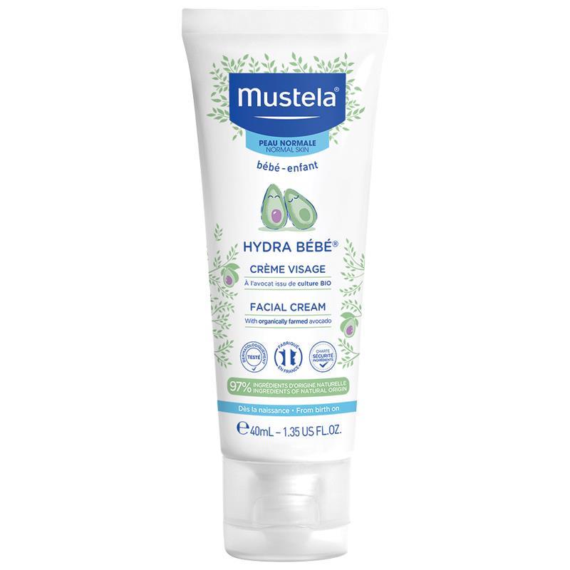 Kem Dưỡng Da Mặt Cho Bé Mustela Hydra Bebe Facial Cream 40ml