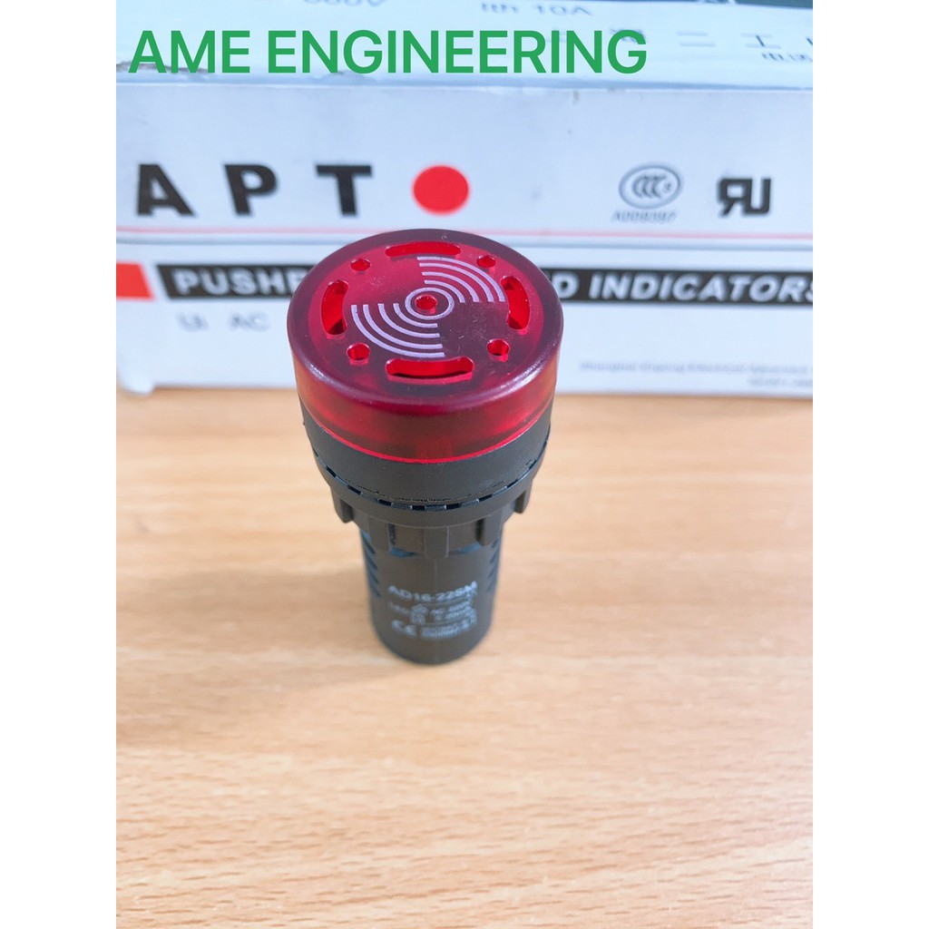 Đèn còi ATP phi 22 phi 16 AD16-22SM 12V 24V 220V 380v
