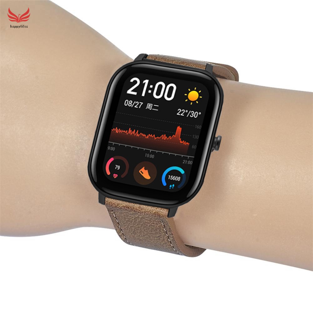 Dây đeo da thay thế cho đồng hồ thông minh Huami Amazfit gts