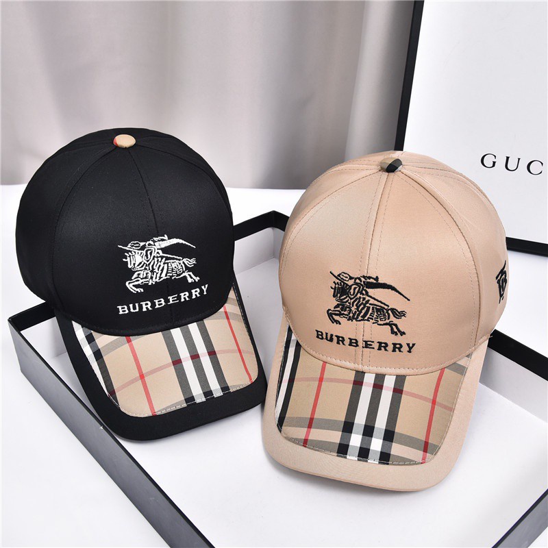 BURBERRY Thời Trang Mũ Lưỡi Trai Phong Cách Bóng Chày Cá Tính