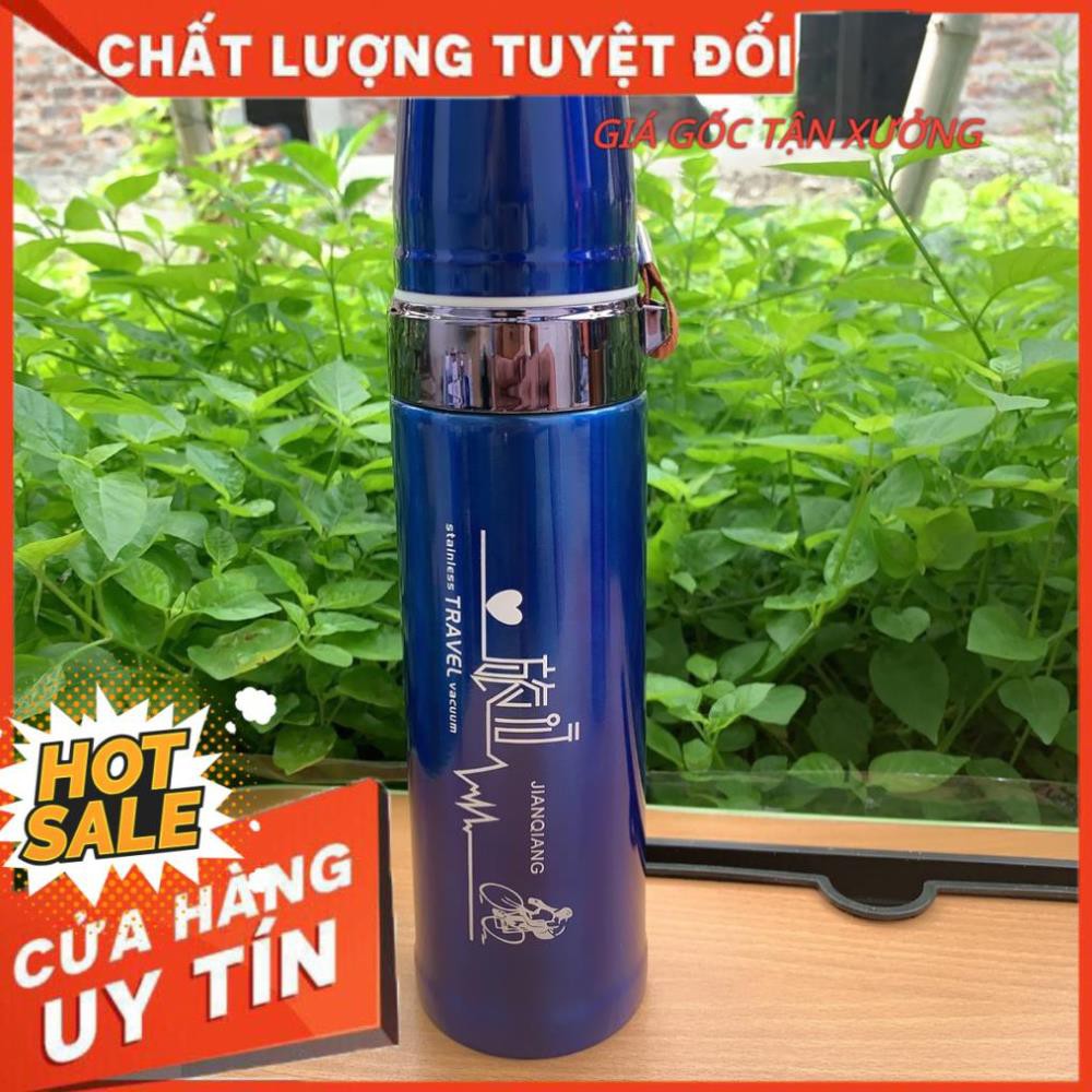 [Freeship xtra-800ml] Bình giữ nhiệt, ly giữ nhiệt inox 3 lớp cao cấp có nắp kín thông minh giữ nhiệt trên 12h