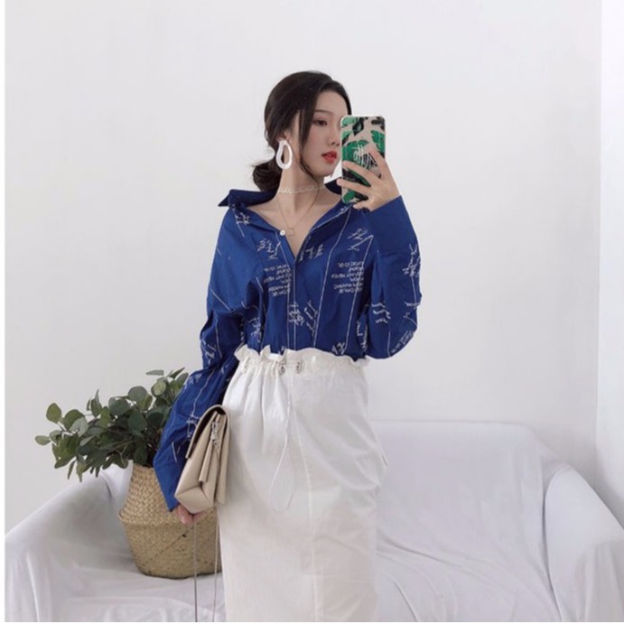ÁO SƠ MI CHỮ NỔI ULZZANG(kèm hình thật) | BigBuy360 - bigbuy360.vn