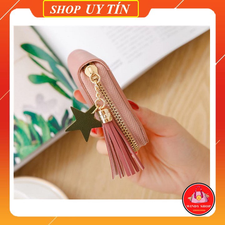 [HÀNG LOẠI I]Ví Nữ Cầm Tay 🌼 FREESHIP 50K 🌼 - Ví Bóp Nữ Mini Vuông Kéo Khóa - Kiểu Dáng Hàn Quốc Cực Đẹp