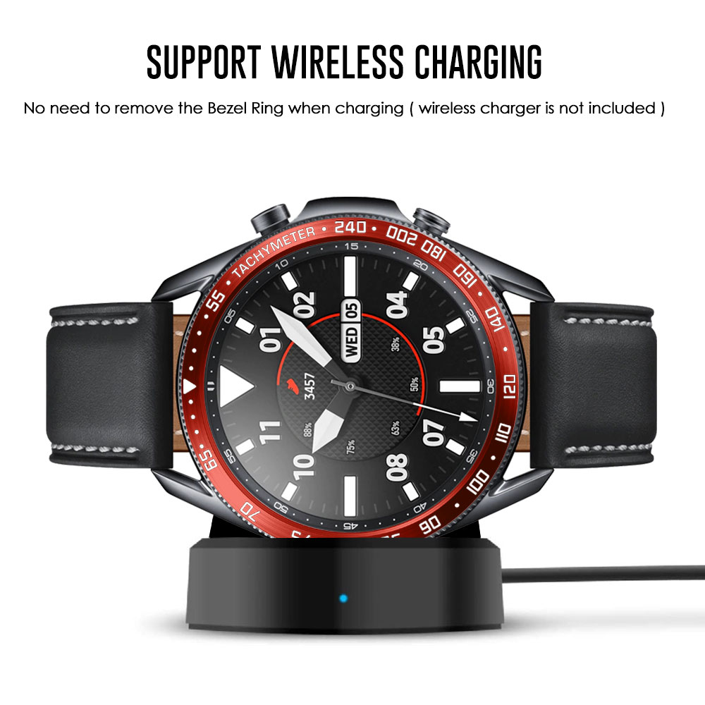 Vòng viền bezel bảo vệ mặt đồng hồ thông minh Samsung Galaxy Watch 3 45mm 41mm