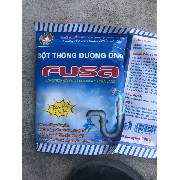 [COMBO] Bơm thông tăc bồn cầu + 1gói thông tắc + 1gói men bể phốt