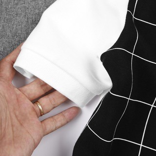 Áo Polo Windowpane B&W ( Nam Trẻ Trung ) BIG SIZE
