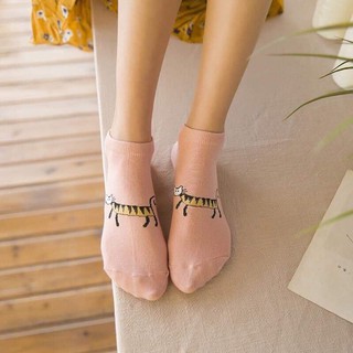 [shopee trợ giá] sét 10 đôi tất mèo cổ ngắn cho nữ