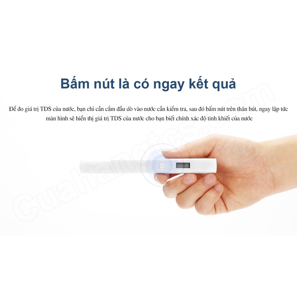 Bút thử nước Xiaomi TDS kiểm tra chất lượng nước Mi TDS Pen Water Quality Tester - Bút thử nước sạch Xiaomi TDS