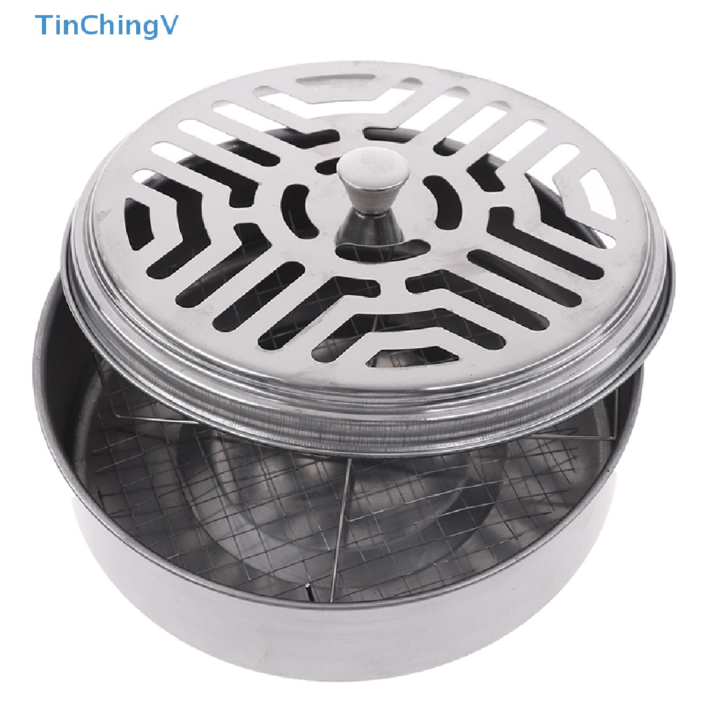 Hộp Đựng Nhang Muỗi Có Giá Đỡ Lưới Tiện Dụng Cho Cắm Trại / Sân Vườn