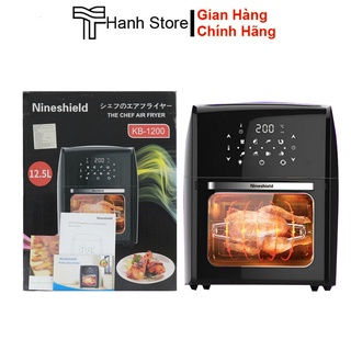 Nồi chiên không dầu nineshield kb-1200, công suất 1800w, dung tích 12.5l, nồi chiên không dầu cao cấp thương hiệu nhật