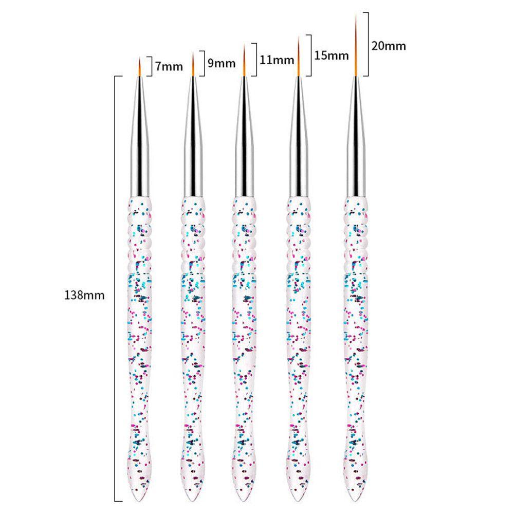 Bộ 5 Cọ Vẽ Trang Trí Móng Tay Nghệ Thuật