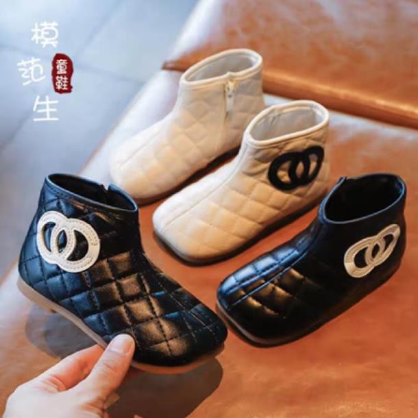 Bốt cổ thấp cho bé gái-hàng quảng châu