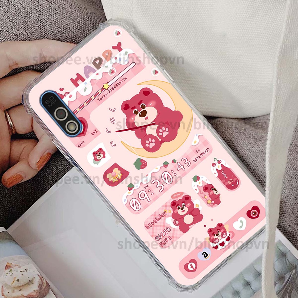 Ốp Vsmart Bee / Bee 3 in 3D icon gấu nổi siêu xinh, siêu đáng yêu, cá tính phong cách