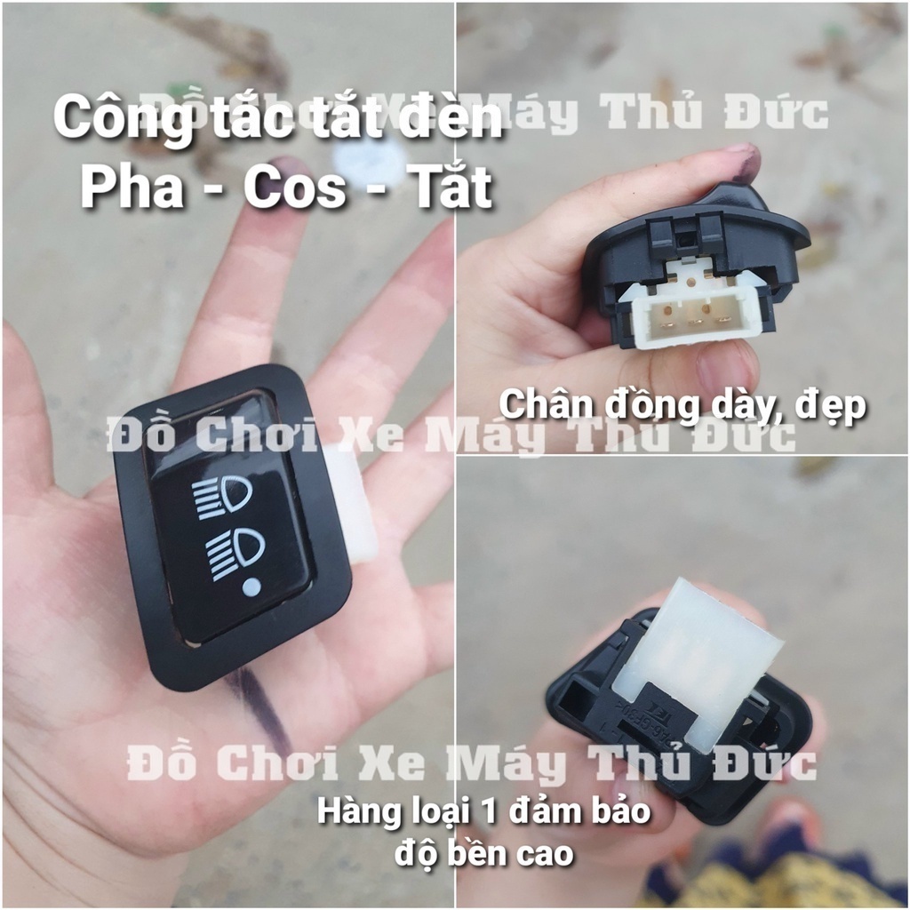 Công Tắc Tắt Đèn Pha Xe Honda Vision Wave A110 Blade rsx led Lead lead125 - Chính Hãng - Bảo Hành