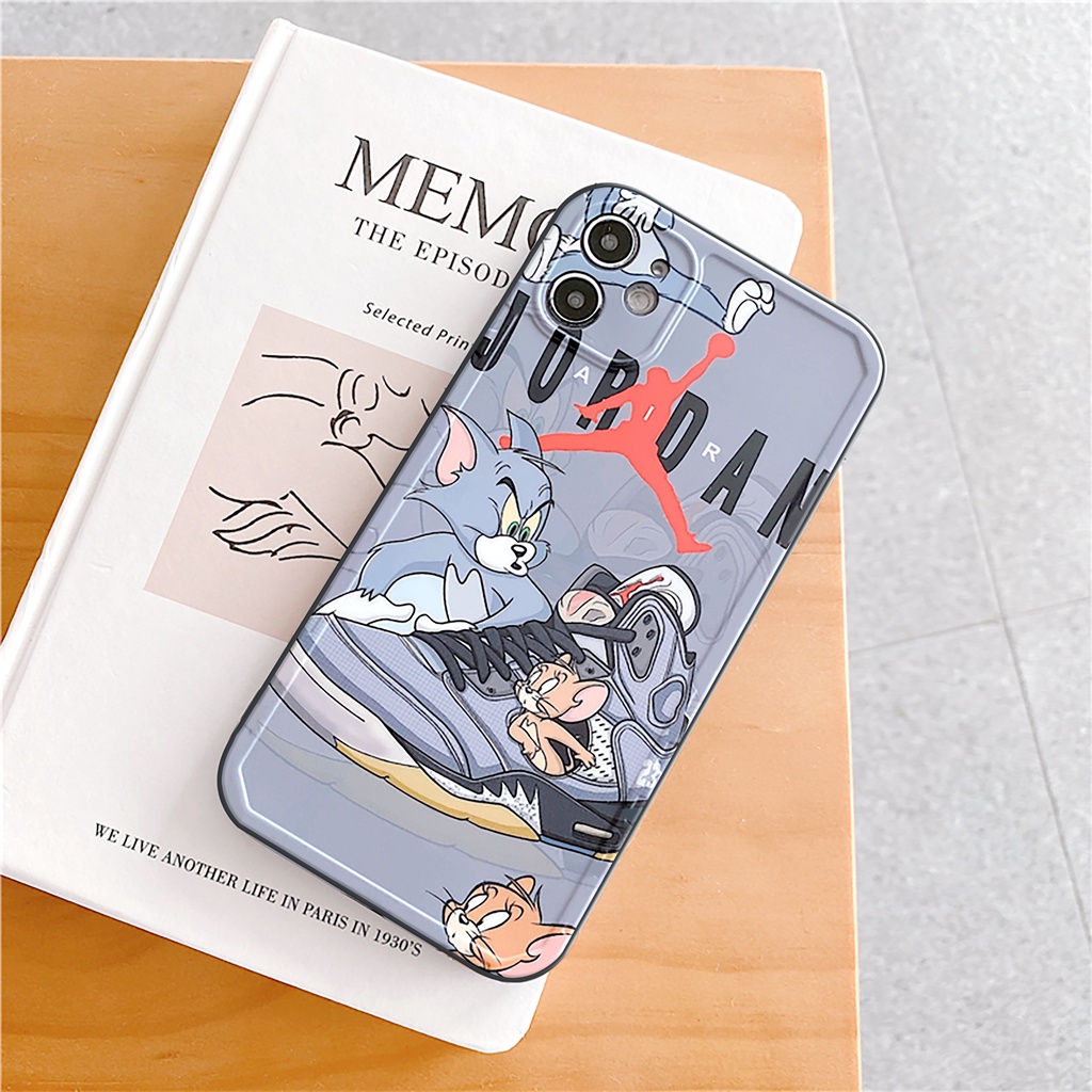 Ốp lưng iphone Gray Cartoon bóng cạnh vuông 6/6plus/6s/6splus/7/7plus/8/8plus/x/xr/xs/11/12/13/pro/max/plus/promax