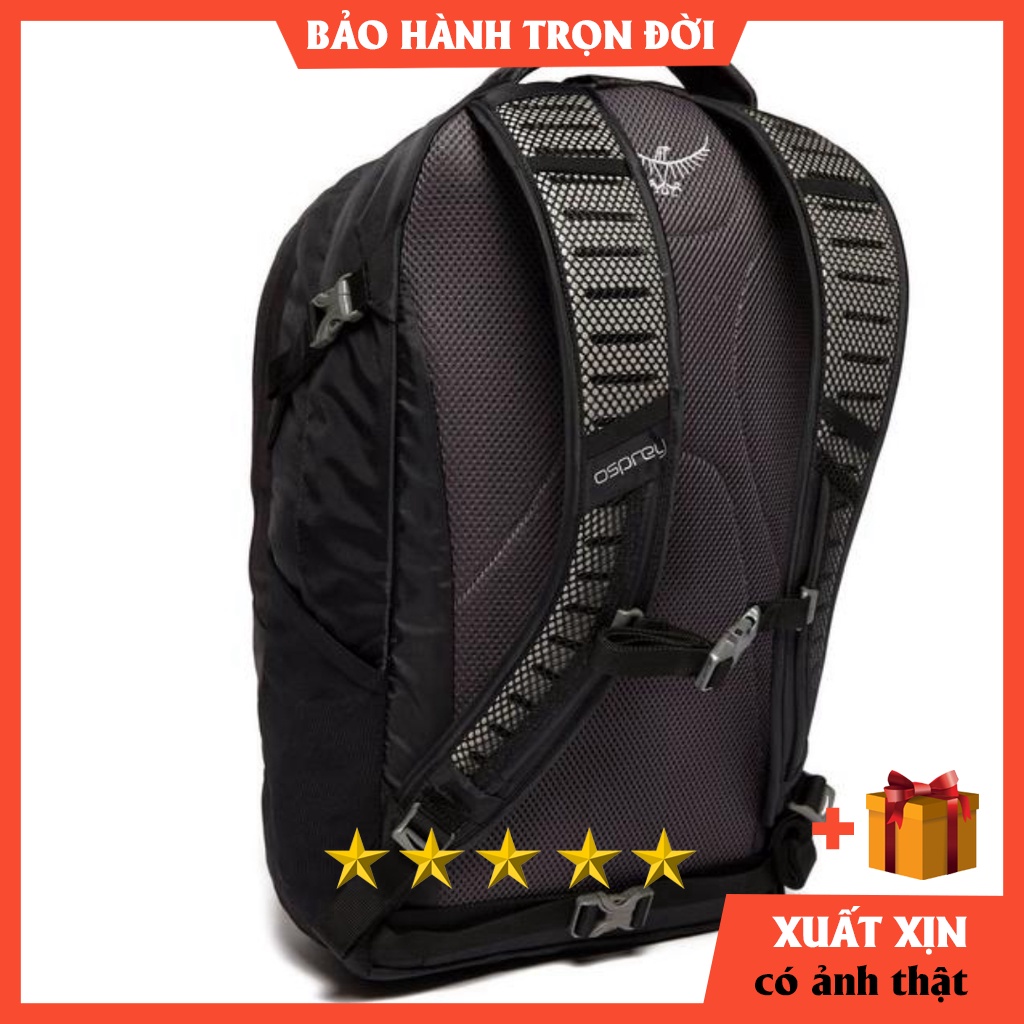 Balo laptop XỊN Balo Osprey Flare cao cấp ⚡️ [ HÀNG XUẤT DƯ ]  Màu đen duy nhất