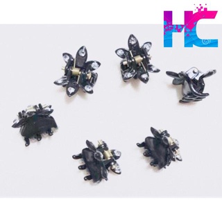 Kẹp tóc càng cua size nhỏ đính hạt