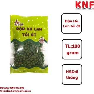 Đậu hà lan tỏi ớt hữu gia 100g