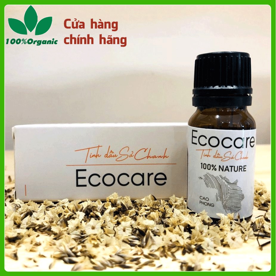 Tinh dầu Sả chanh Ecocare chai 10ml, dạng treo 7ml