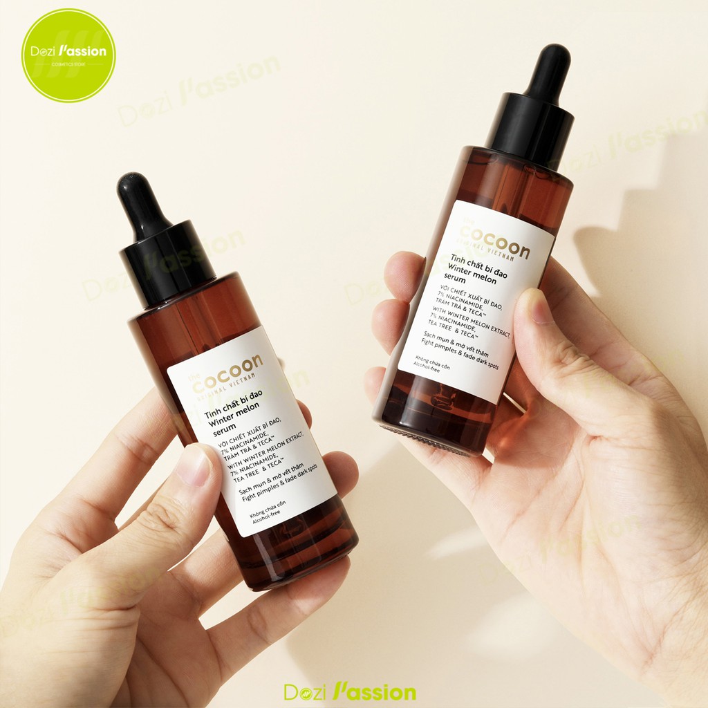 Serum Cocoon Chiết Xuất Bí Đao Giảm Mụn, Kiềm Dầu - Cocoon Winter Melon Serum 70ml