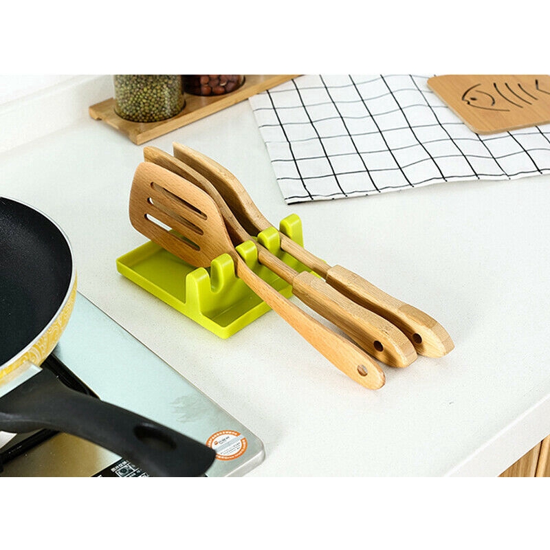 Khay để dụng cụ nấu ăn bằng silicon chịu nhiệt tốt