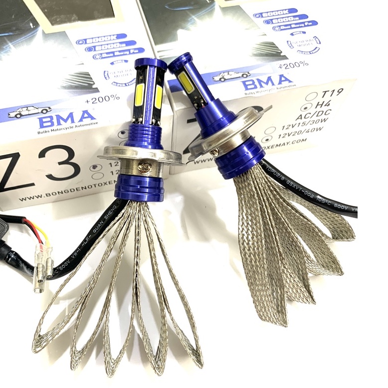 Đèn Pha Led Z3 - Z2 Hàng Chính Hãng BMA Tim Siêu Sáng Cao Cấp Bảo Hành 1 Năm