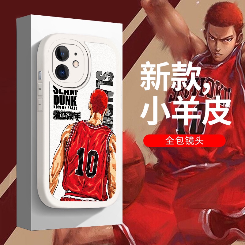 Ốp Điện Thoại Mềm In Hình Slam Dunk Cho iPhone11 12 13promax xr 6 8plus