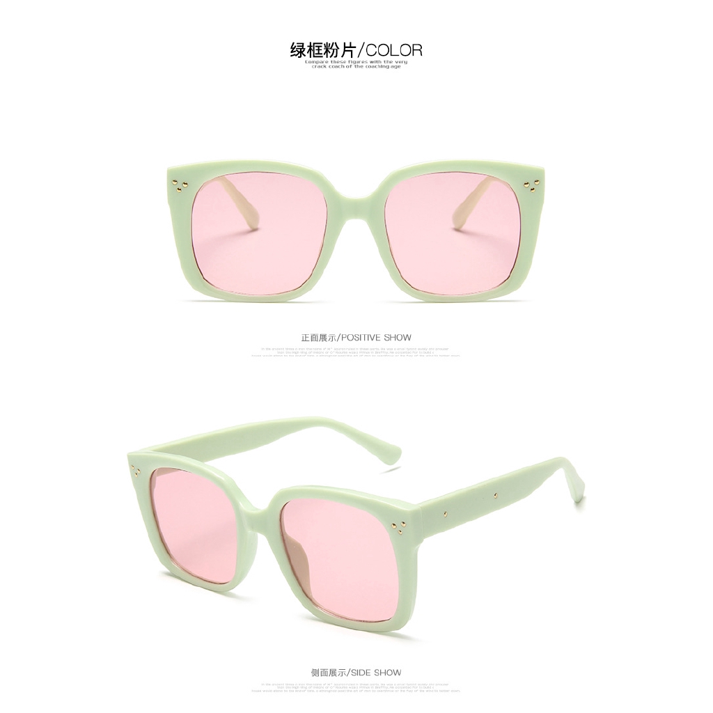 Kính Mát Gọng Vuông Phong Cách Hàn Quốc Cho Nữ