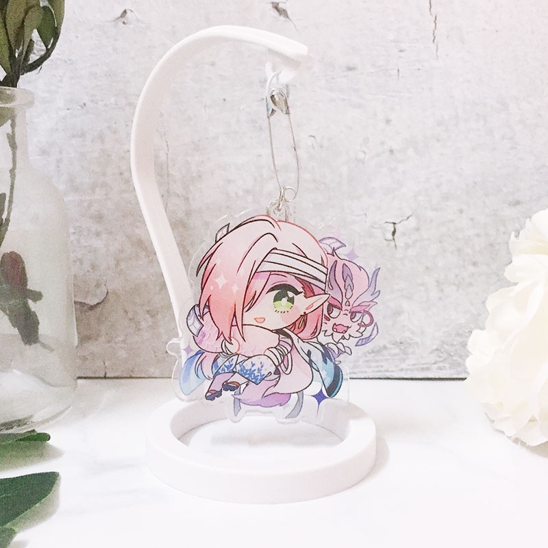 Móc khóa nhựa acrylic Âm Dương Sư Onmyoji Đại Thiên Cẩu, Nhất Mục Liên