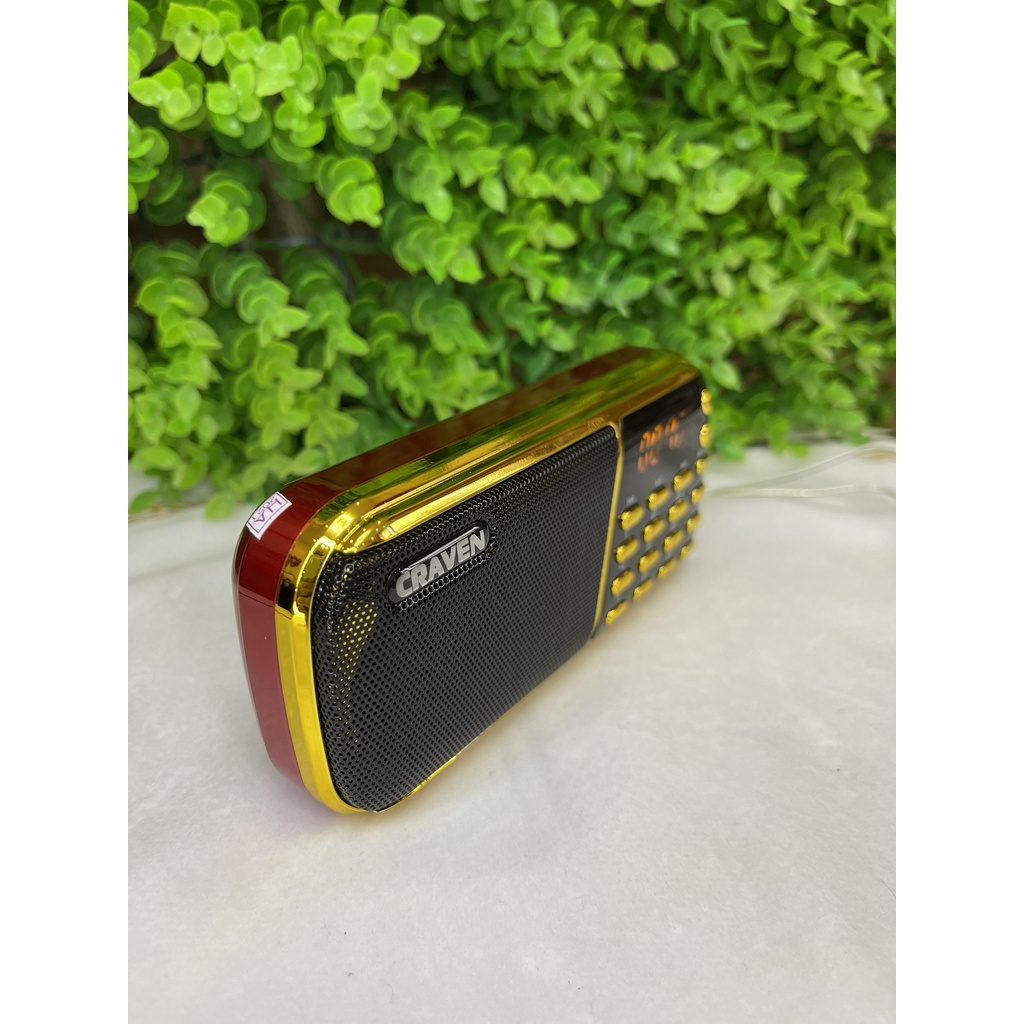 Loa Đài Craven 853 Plus. Nghe Thẻ Nhớ,USB,FM,Máy Nghe Nhạc Mini.Pin Siêu Trâu,Độ Bền Cực Cao.Bảo Hành Lên Đến 12 Tháng