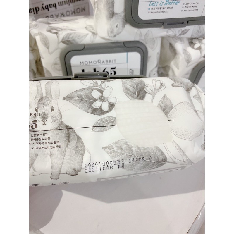 Khăn ướt Momo Rabit gói 72 tờ