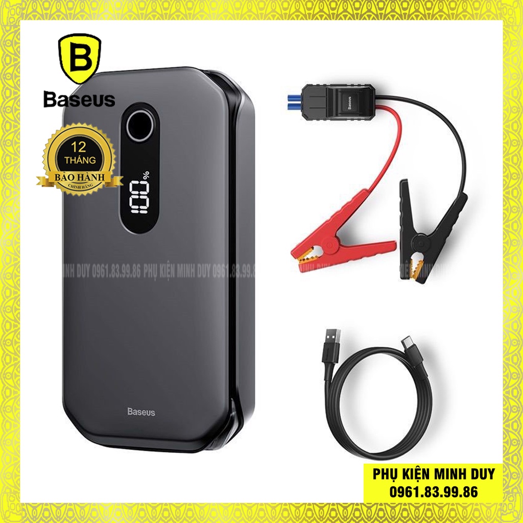 Kích bình cho ô tô 12.000mAh Baseus Super Energy Pro Car Jump Starter