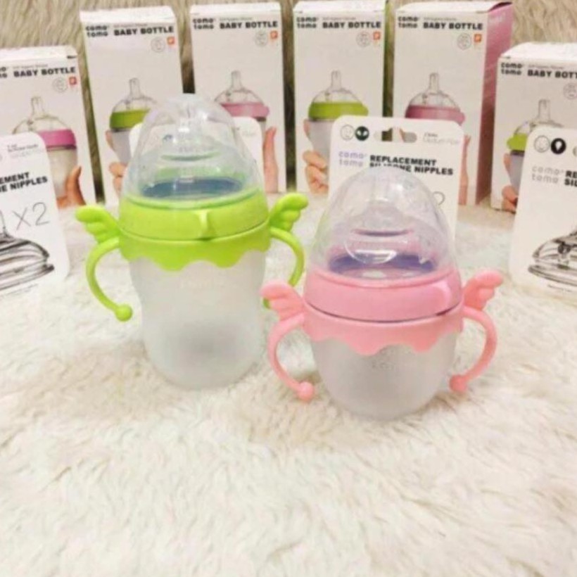 ⚡️ Nắp - Cổ - Núm - Thân bình sữa silicone Mỹ 150ml/250ml