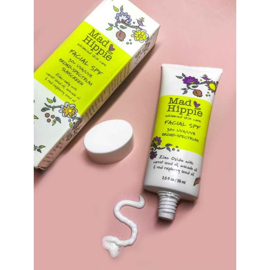 [Meoheo] Kem chống nắng vật lý quang phổ rộng an toàn lành tính Facial SPF 30+ UVA/UVB Broad-Spectrum 60g Mad Hippie | BigBuy360 - bigbuy360.vn