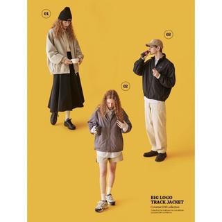 Áo khoác gió nam nữ CO-VER-NAT không mũ 4 màu: Đen, Be, Tím, màu Loang