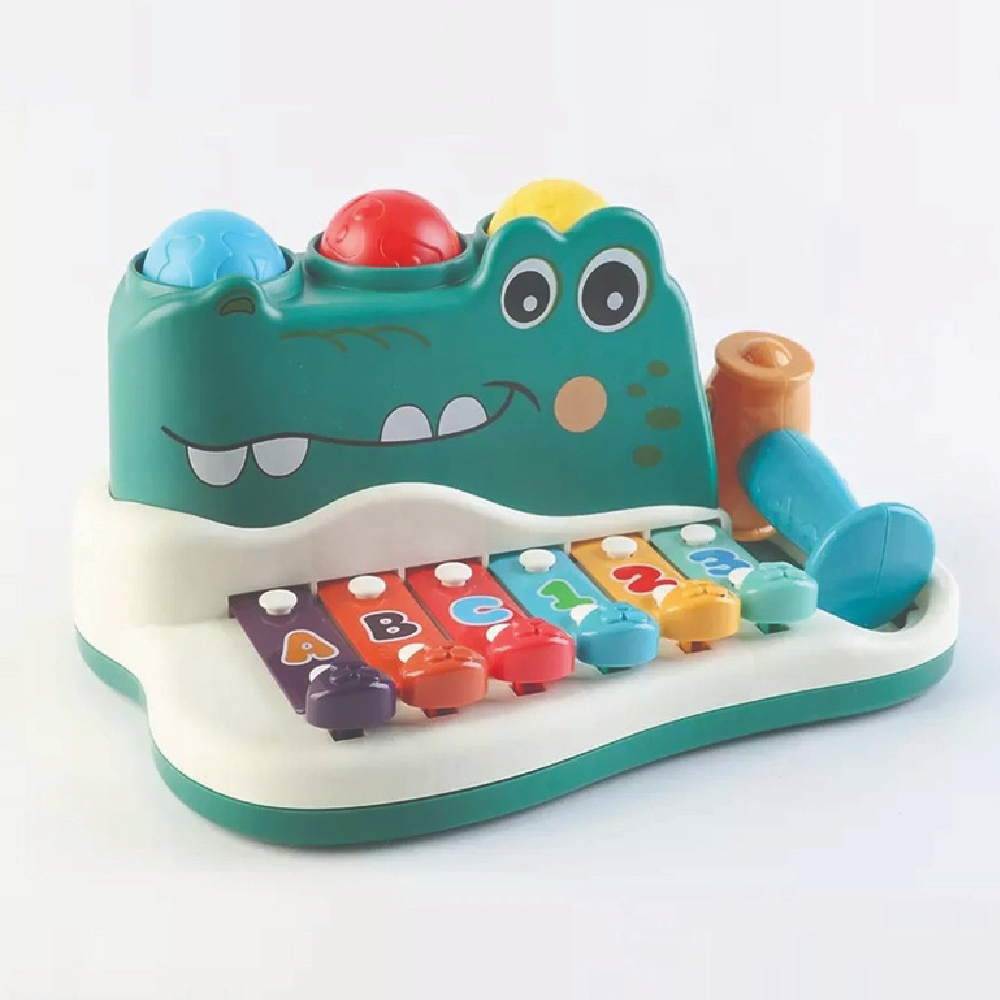 Đồ chơi đàn gõ piano cá sấu