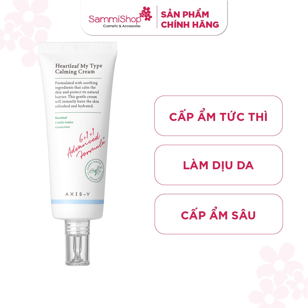 AXIS-Y Kem dưỡng Heartleaf My Type Calming Cream 60ml