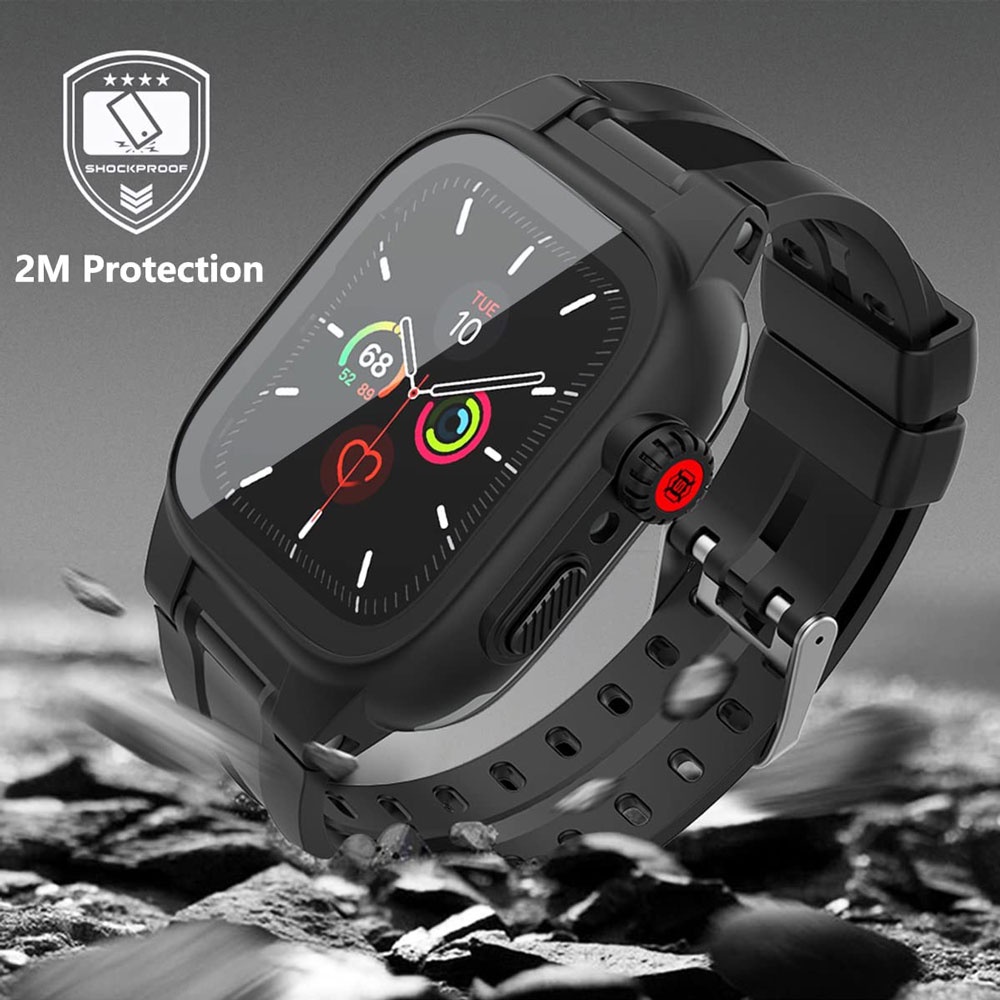 Ốp Bảo Vệ Toàn Diện Màn Hình Chống Thấm Nước 45mm Cho Apple Watch Series 7 45mm 7
