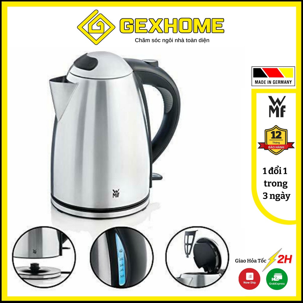 Ấm siêu tốc WMF STELIO 1,7L - Công suất 2400W [Hàng Đức]