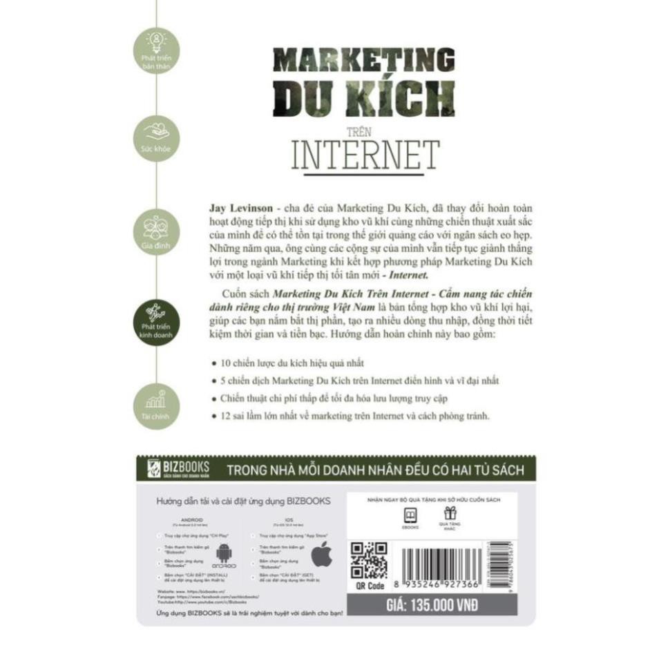 Sách - Marketing Du Kích Trên Internet – Cẩm nang tác chiến dành riêng cho thị trường Việt Nam [BizBooks]