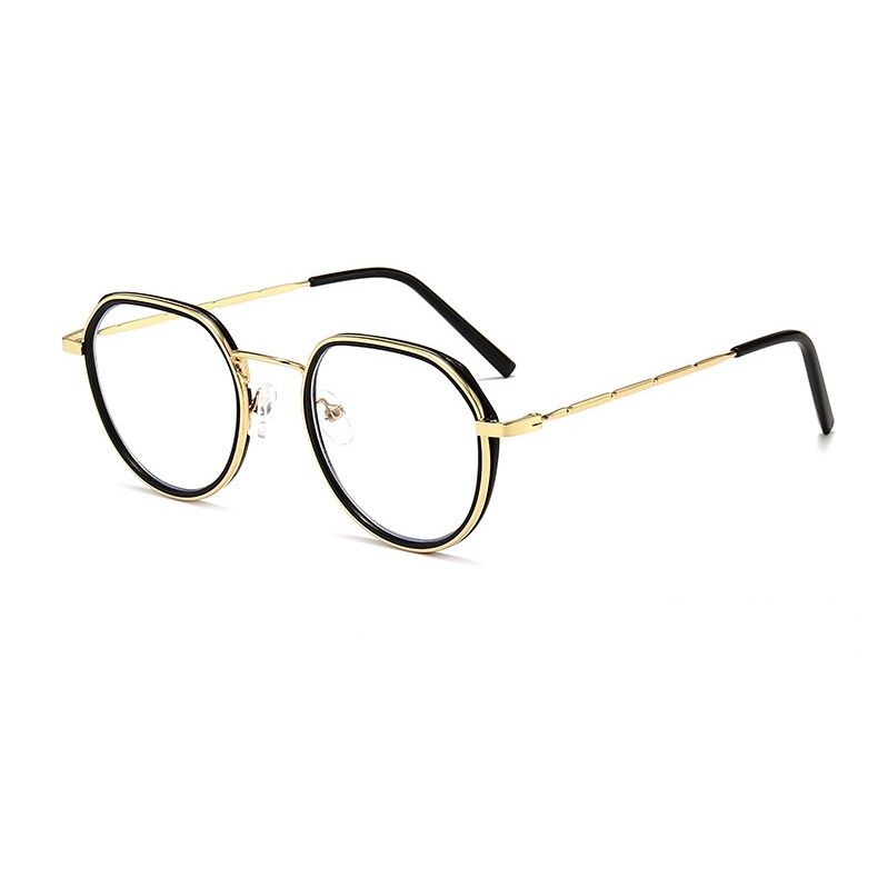 Mắt kính gọng kim loại chống ánh sáng xanh thời trang cho nam và nữ