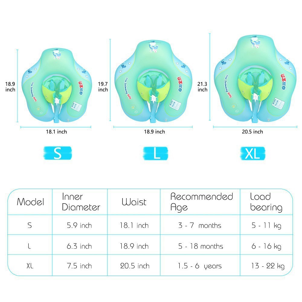 Phao bơi lưng dạng bơm hơi cho bé