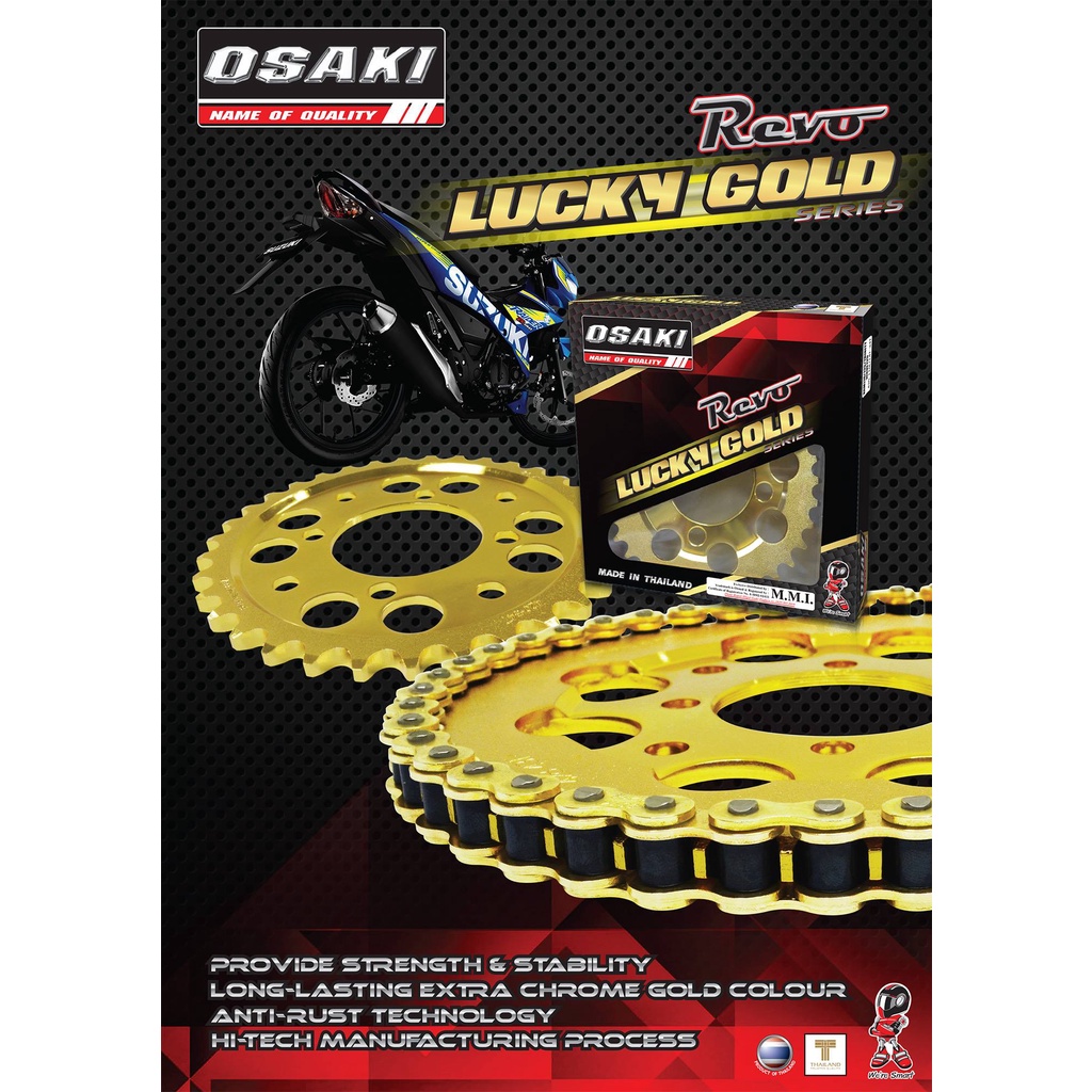 Nhông Sên Dĩa OSAKI xe máy EX150, WINNER, SIRIUS, JUPITER, SONIC