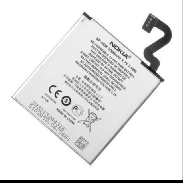 PIN NOKIA BP-4GW LUMIA 920 xịn bảo hành 6 tháng