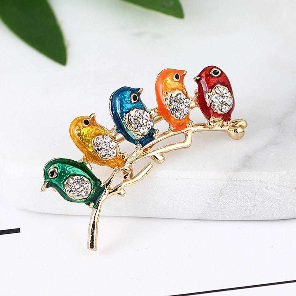 Ghim Cài Áo Hình Động Vật Tráng Men Nhiều Màu Sắc Thời Trang