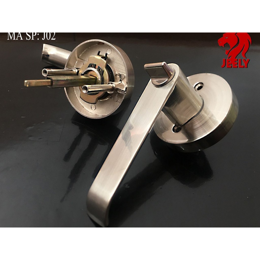 KHÓA TAY GẠT TRÒN JEELY KHÓA HỢP KIM  j02