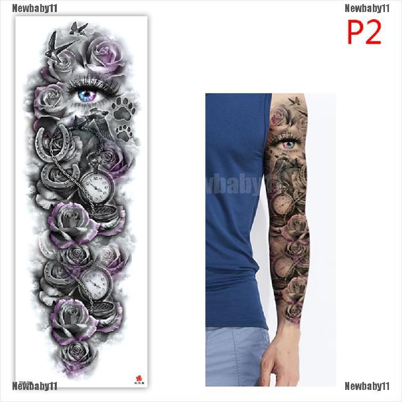 Hình Xăm Dán Tạm Thời Họa Tiết 3D Cho Nam